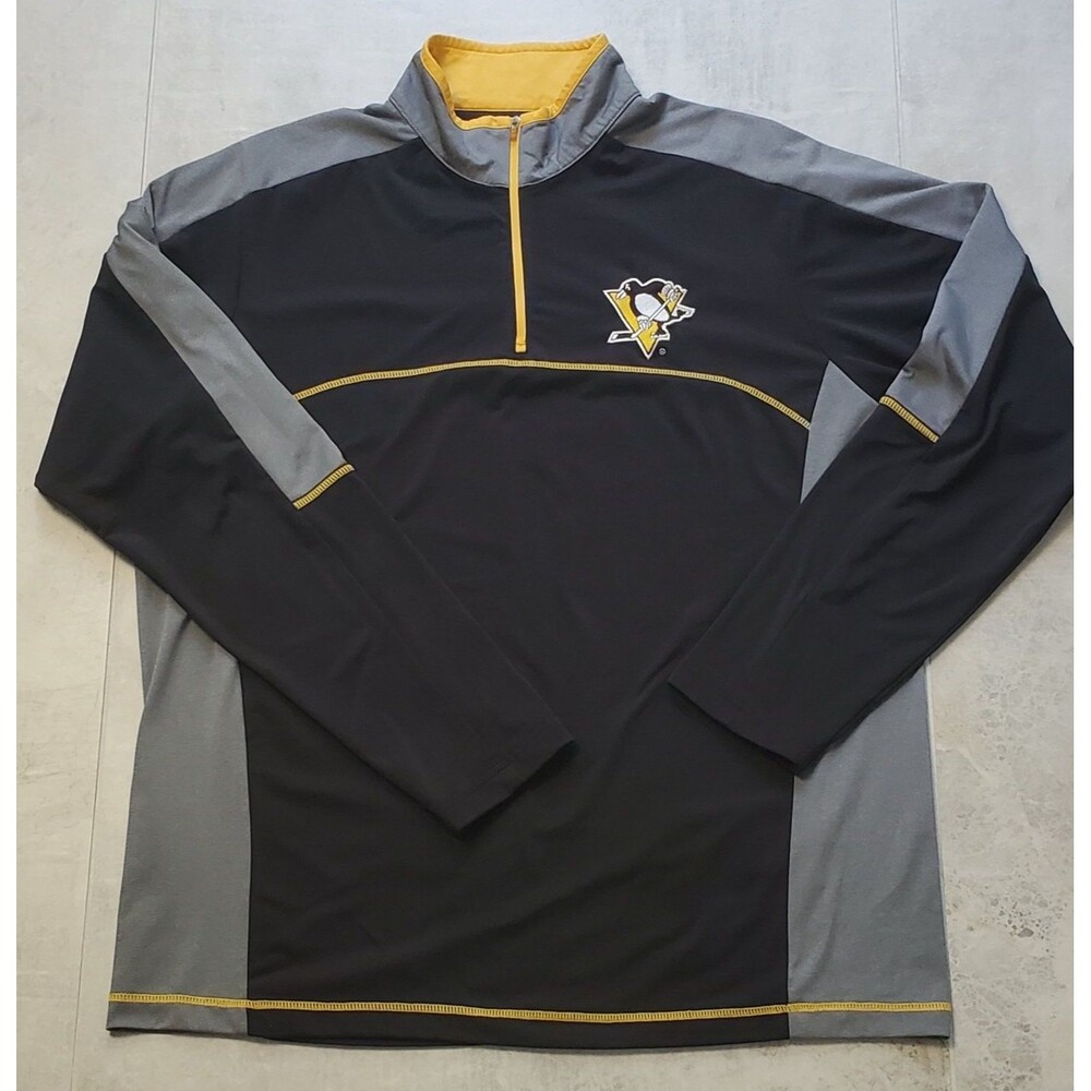 NHL Pittsburgh Penguins Antigua Pullover 1/4 Zip Men’s L